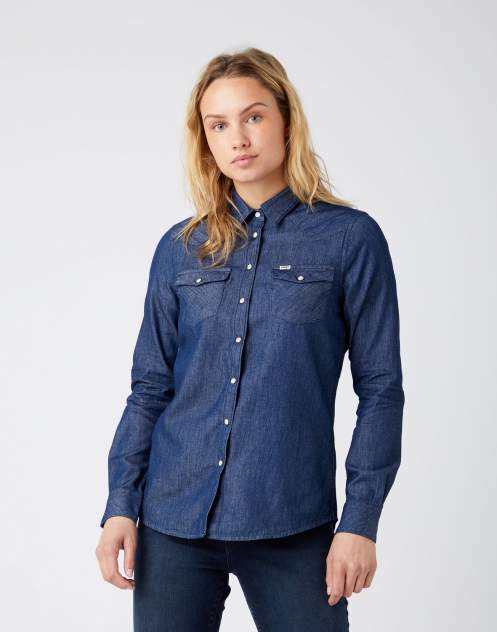 Женская джинсовая рубашка Wrangler W5Z0C3X1E, синий