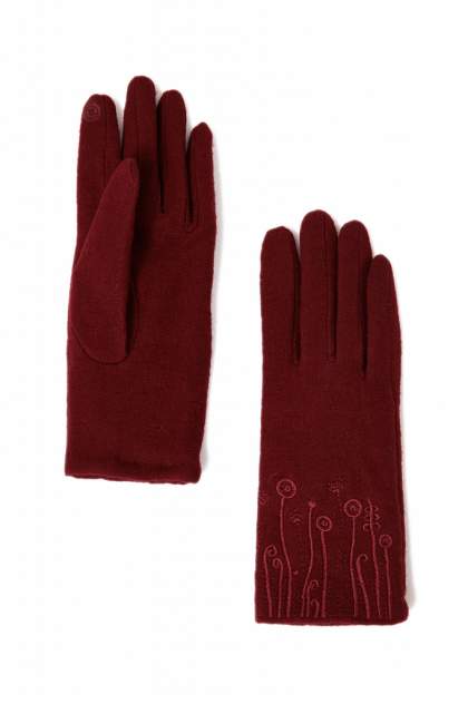 Женские перчатки Finn Flare FAB11303, бордовый