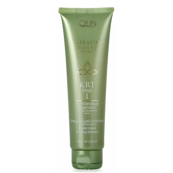 Шампунь Ollin Professional Keratine Royal Treatment Очищающий 100 мл шампунь очищающий glam smoothing treatment ds 618 500 мл