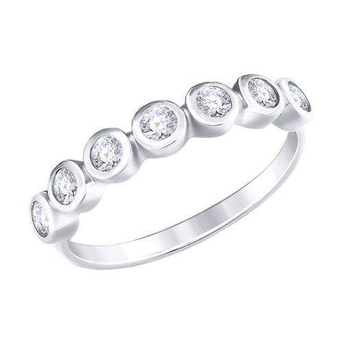 

Кольцо из серебра р. 18 SOKOLOV 94012500, фианит, 94012500