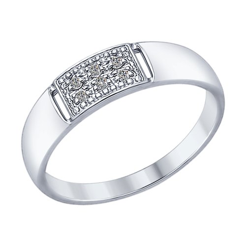 

Кольцо из серебра р. , SOKOLOV 94012314, фианит, 94012314