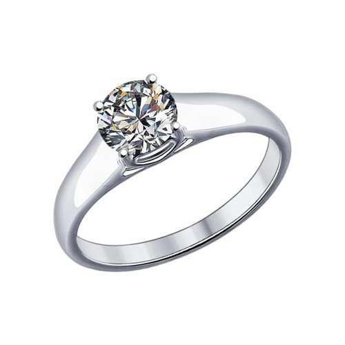 фото Кольцо женское sokolov из серебра с фианитом 94012017 р.16