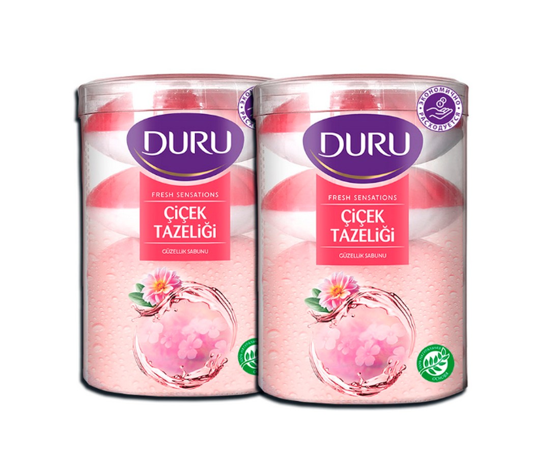 

Мыло для душа Duru Fresh Sensations освежающее с цветочными экстрактами, 2 уп. по 440 г.