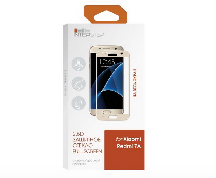 

Защитное стекло для смартфона InterStep для Xiaomi Redmi 7A, FSC