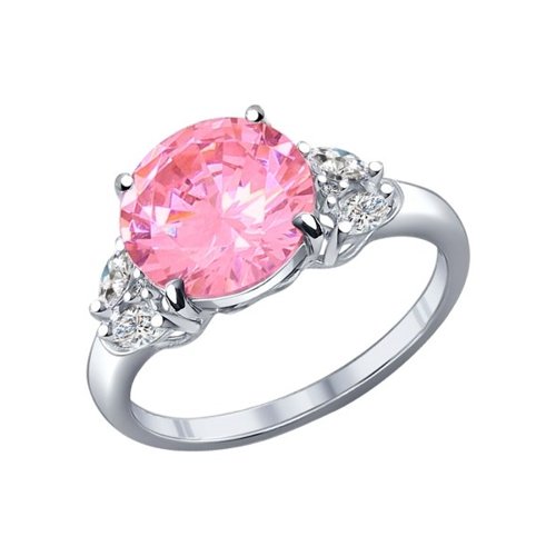 

Кольцо из серебра р. 17,5 SOKOLOV 94011803, фианит, 94011803