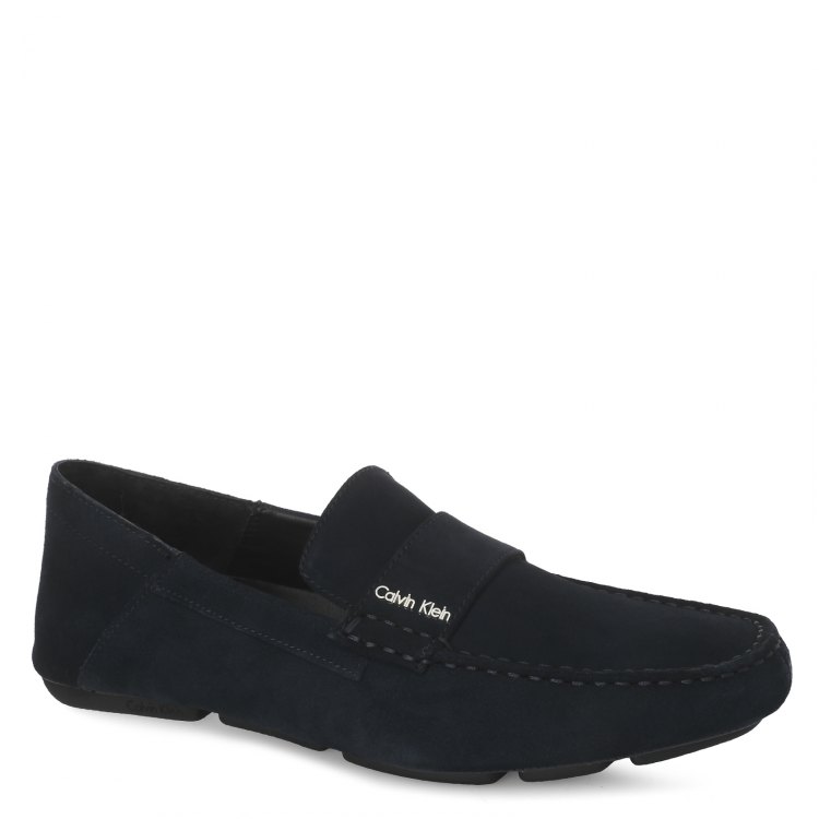 фото Мокасины мужские calvin klein maven 2 темно-синие 41 eu