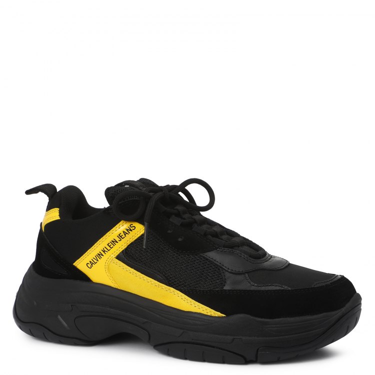 фото Кроссовки мужские calvin klein jeans marvin_2 черные 41 eu