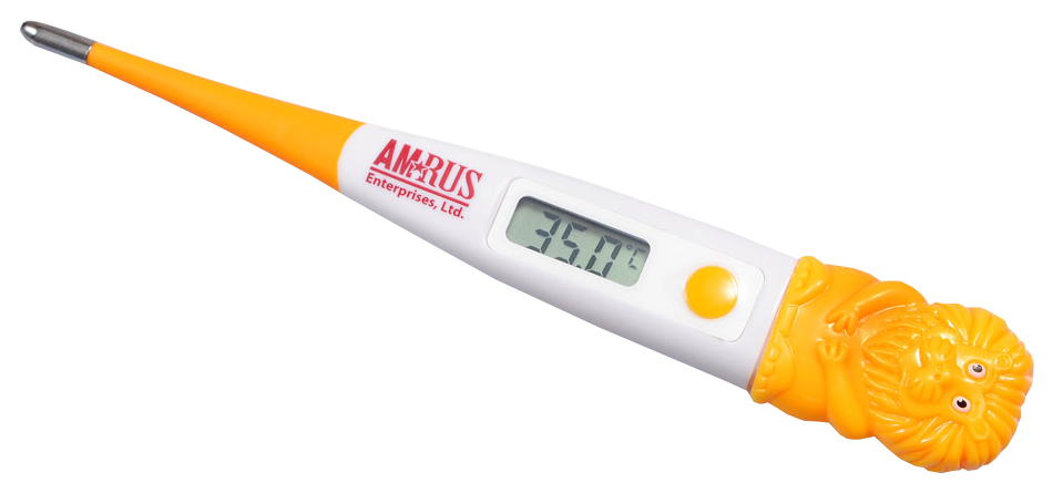 Термометр медиц. цифровой Львенок AMDT-14L с гибким наконечником rst цифровой оконный термометр на липучке rst01077