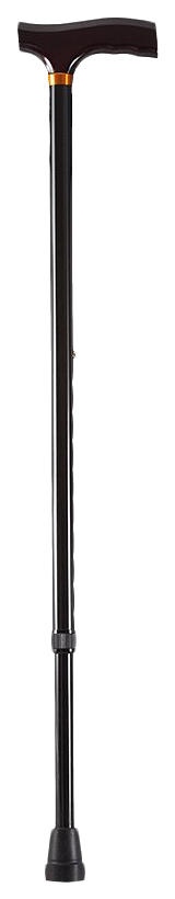 фото Трость valentine телескопическая с т-образной деревянной ручкой 10090 bl черный