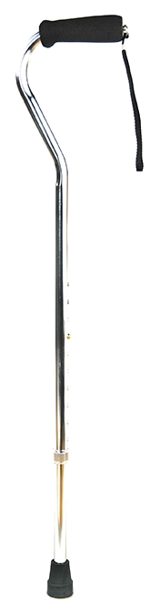 Купить Трость Valentine телескопическая S-образной резиновая ручка с ремешком 10100S BZ бронза