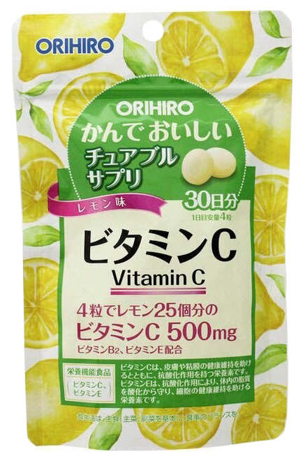 Купить Орихиро Витамин С Лимон таблетки жеват. 120 шт., ORIHIRO