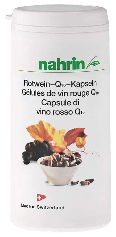 Нарин Капсулы Q10 с порошком красного вина капсулы 100 шт., Nahrin, Швейцария  - купить