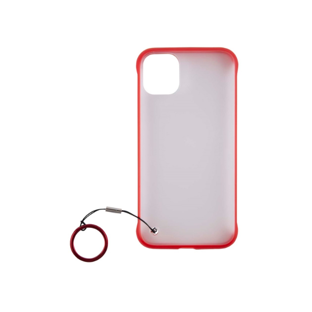 фото Чехол для смартфона red line oslo для iphone 11, ring, red (ут000018437)
