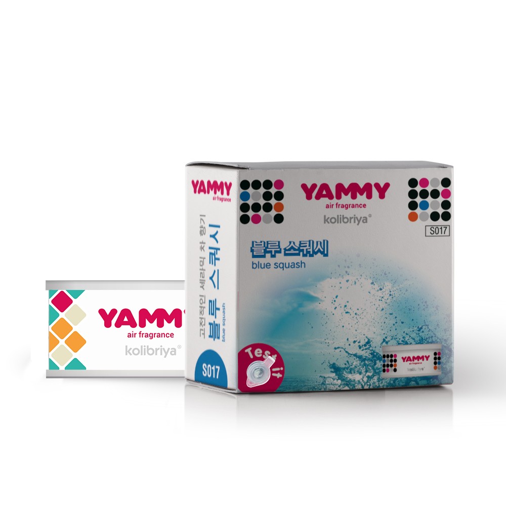 

Ароматизатор в машину YAMMY S017 Blue Squash, Белый