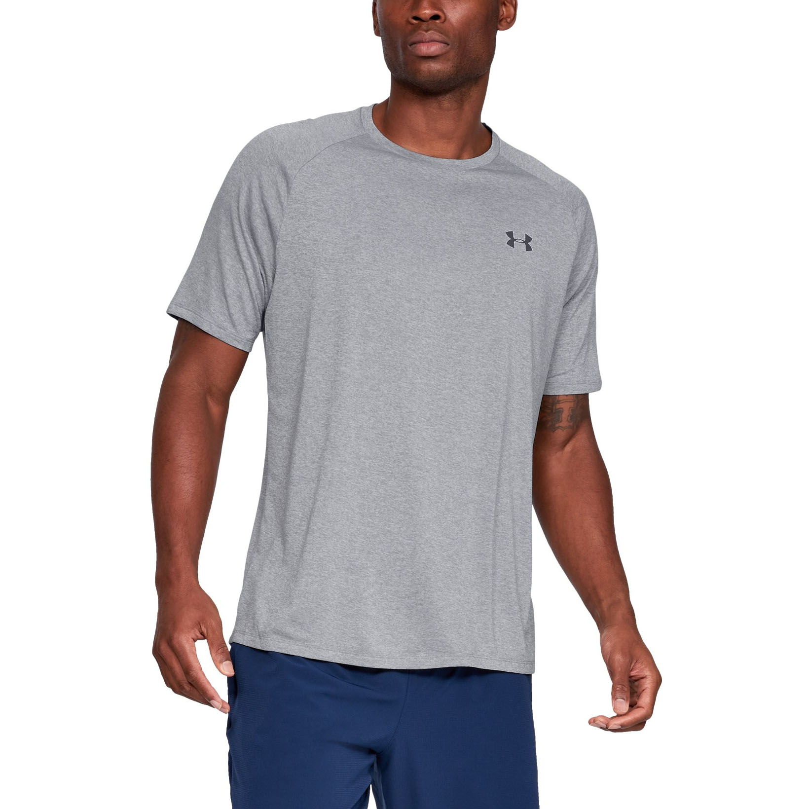 фото Футболка under armour tech 2.0 ss, 036 серая, xxl