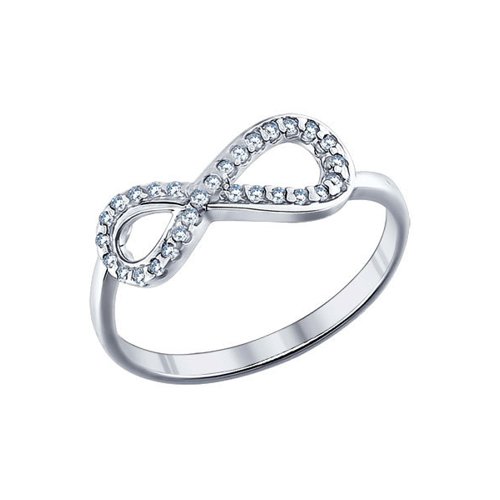 

Кольцо из серебра р. 16 SOKOLOV 94011256, фианит, 94011256