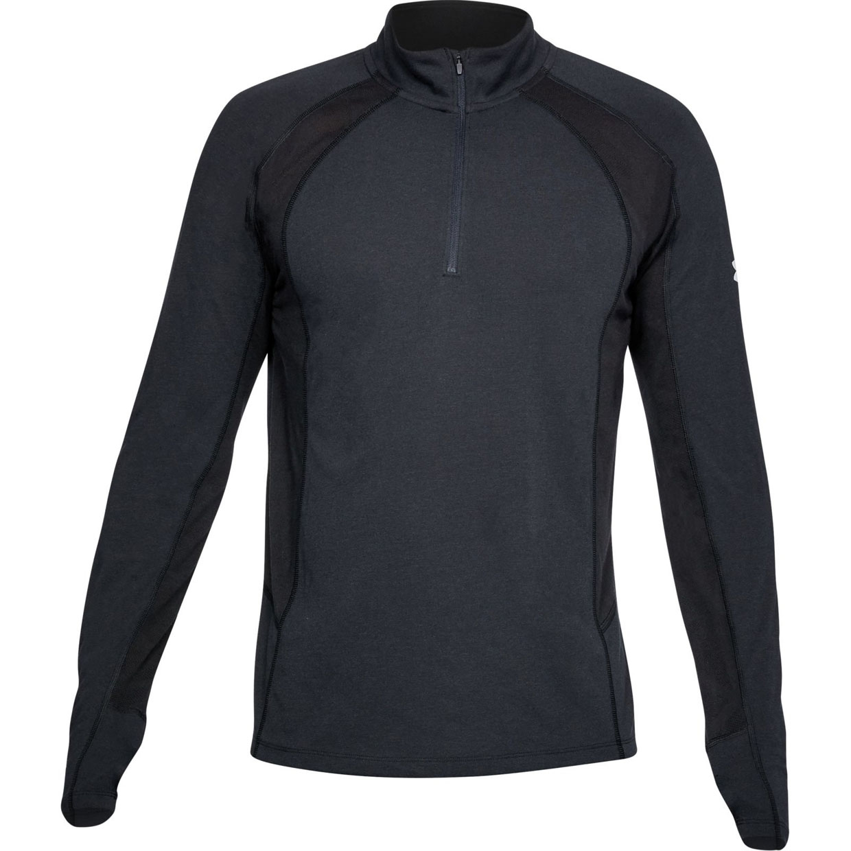 

Лонгслив мужской Under Armour Swyft Half Zip Run LS черный SM INT, Swyft Half Zip Run LS