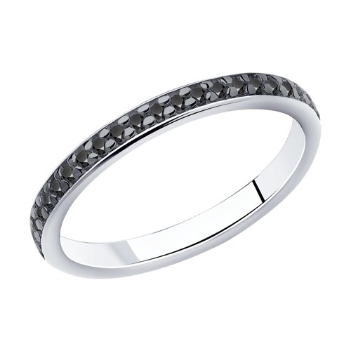 

Кольцо из серебра р. 15,5 SOKOLOV 94010700, фианит, 94010700