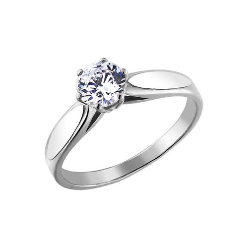 

Кольцо из серебра р. 19 SOKOLOV 94010047, фианит, 94010047