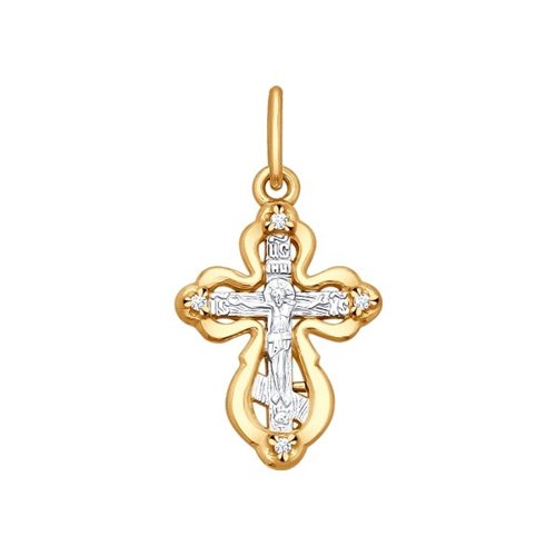 

Подвеска из серебра SOKOLOV 93120038, фианит, 93120038