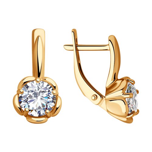 

Серьги женские из серебра SOKOLOV 93020941, фианит, 93020941