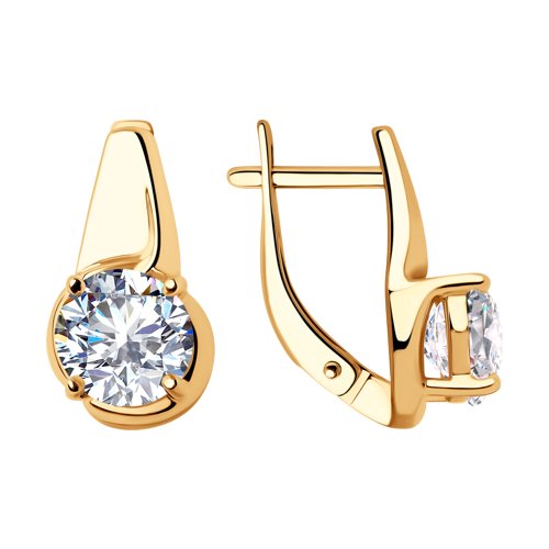 

Серьги женские из серебра SOKOLOV 93020928, фианит, 93020928