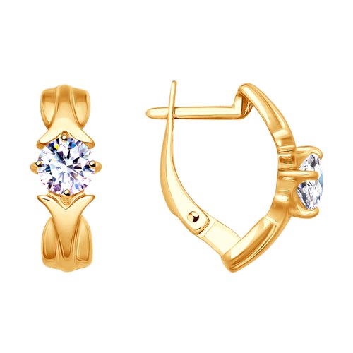 

Серьги женские из серебра SOKOLOV 93020871, фианит, 93020871