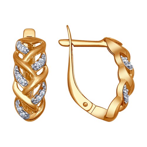 

Серьги из серебра SOKOLOV 93020777, фианит, 93020777
