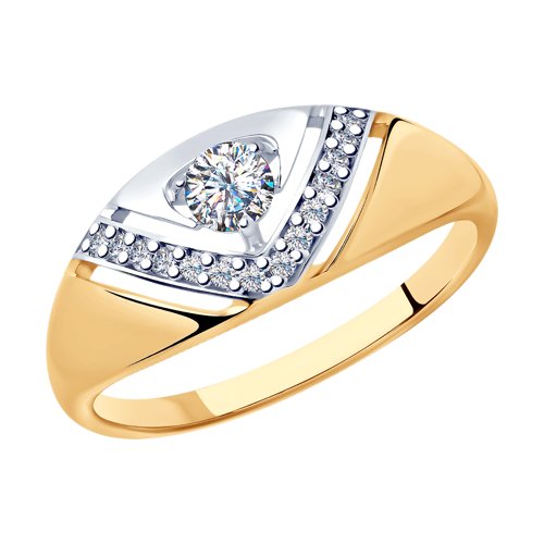 

Кольцо из серебра с фианитом р.  SOKOLOV 93010810, 93010810