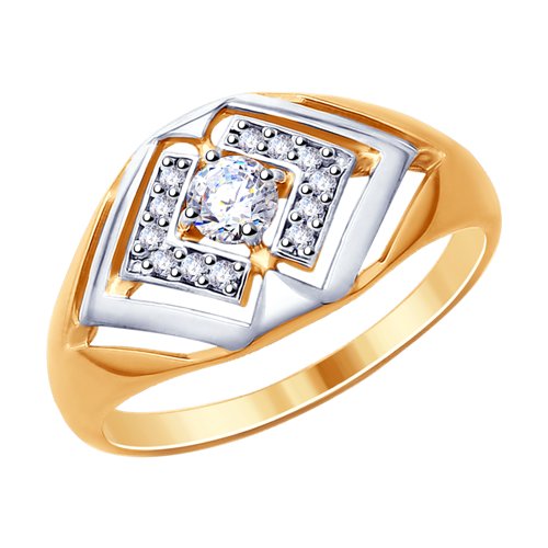 

Кольцо из серебра с фианитом р. 16.5 SOKOLOV 93010798, 93010798