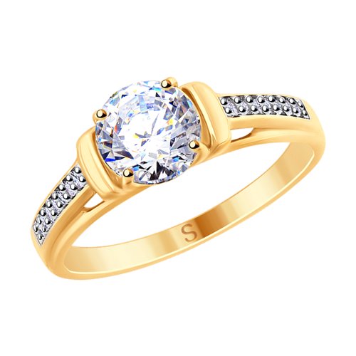 

Кольцо из серебра р. 18,5 SOKOLOV 93010789, фианит, 93010789