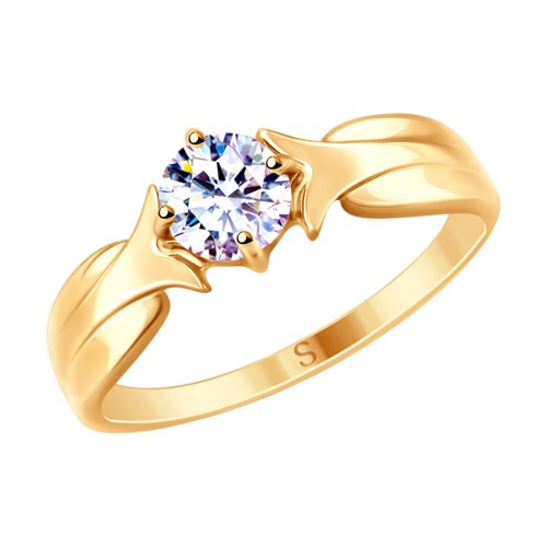 

Кольцо из серебра р. 17,5 SOKOLOV 93010776, фианит, 93010776