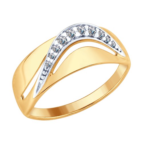 

Кольцо из серебра с фианитом р. 19 SOKOLOV 93010704, 93010704