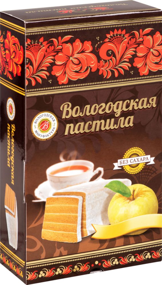 

Пастила Вологодская мануфактура без сахара 230 г