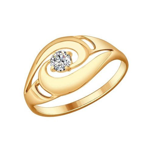 

Кольцо из серебра р. 18 SOKOLOV 93010598, фианит, 93010598
