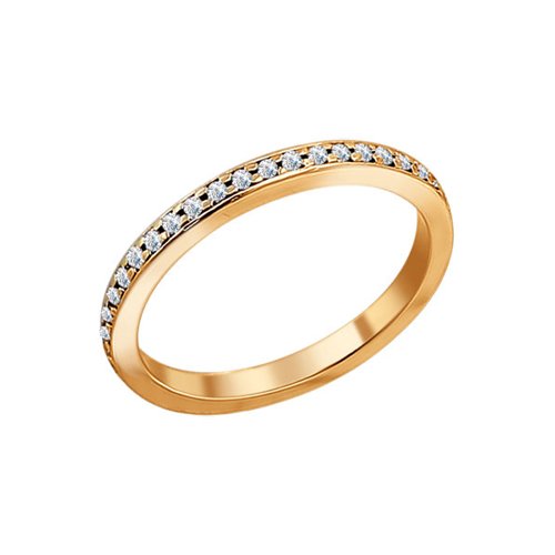 фото Кольцо женское sokolov из серебра с фианитами 93010189 р.15