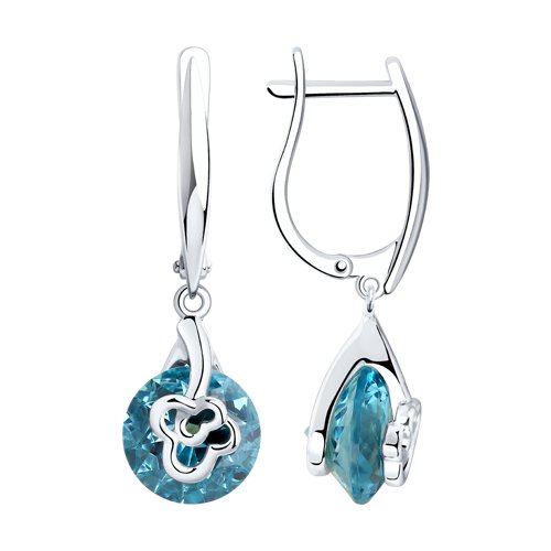 

Серьги женские из серебра SOKOLOV 92022132, ситал, 92022132