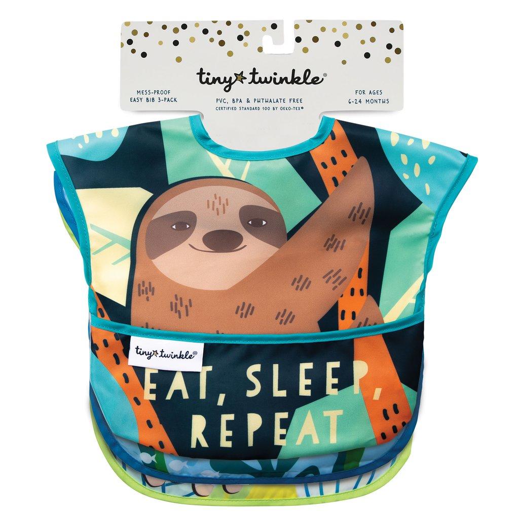 

Водоотталкивающий нагрудник TinyTwinkle Eat, Sleep, Repeat