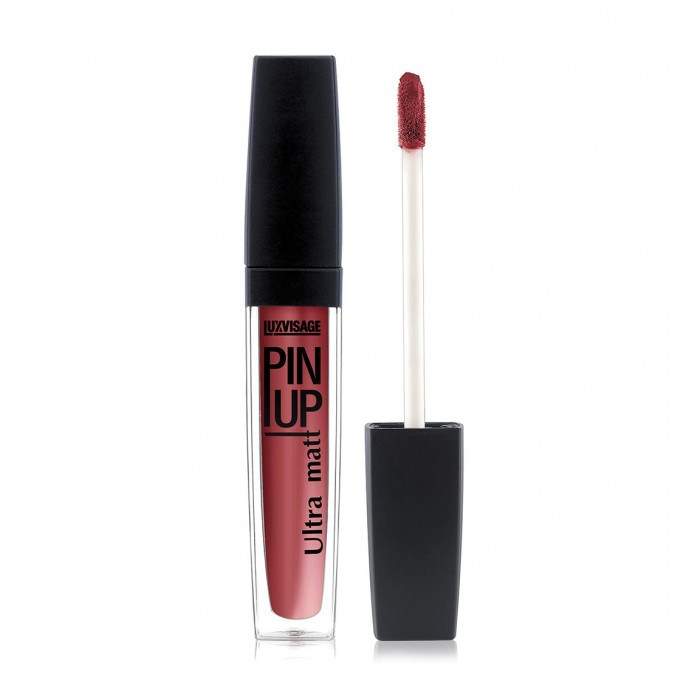 фото Блеск для губ luxvisage pin up ultra matt ультраматовый финиш, тон 34 vintage rose