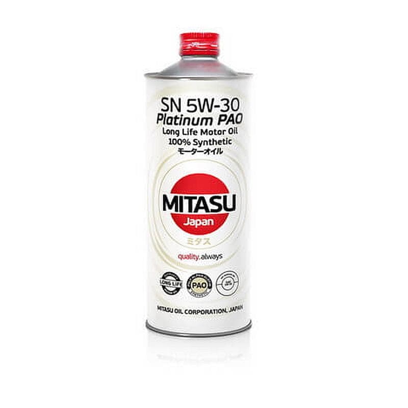 Моторное масло Mitasu Platinum Pao 5W30 1л