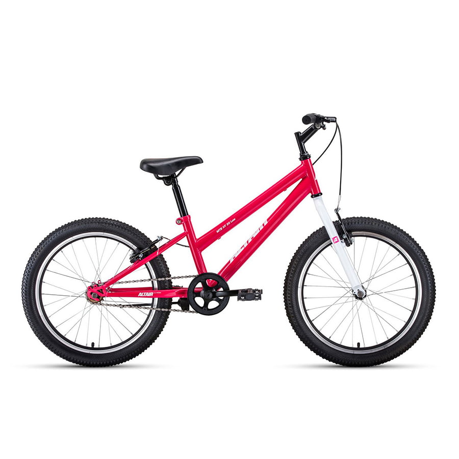 фото Велосипед altair mtb ht 20 low 1 ск 2020 10.5" розовый/белый