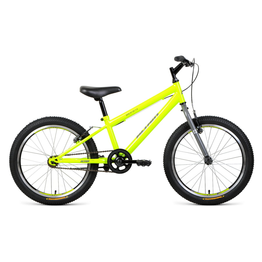 фото Велосипед altair mtb ht 20 1.0 2020 10.5" зеленый/серый