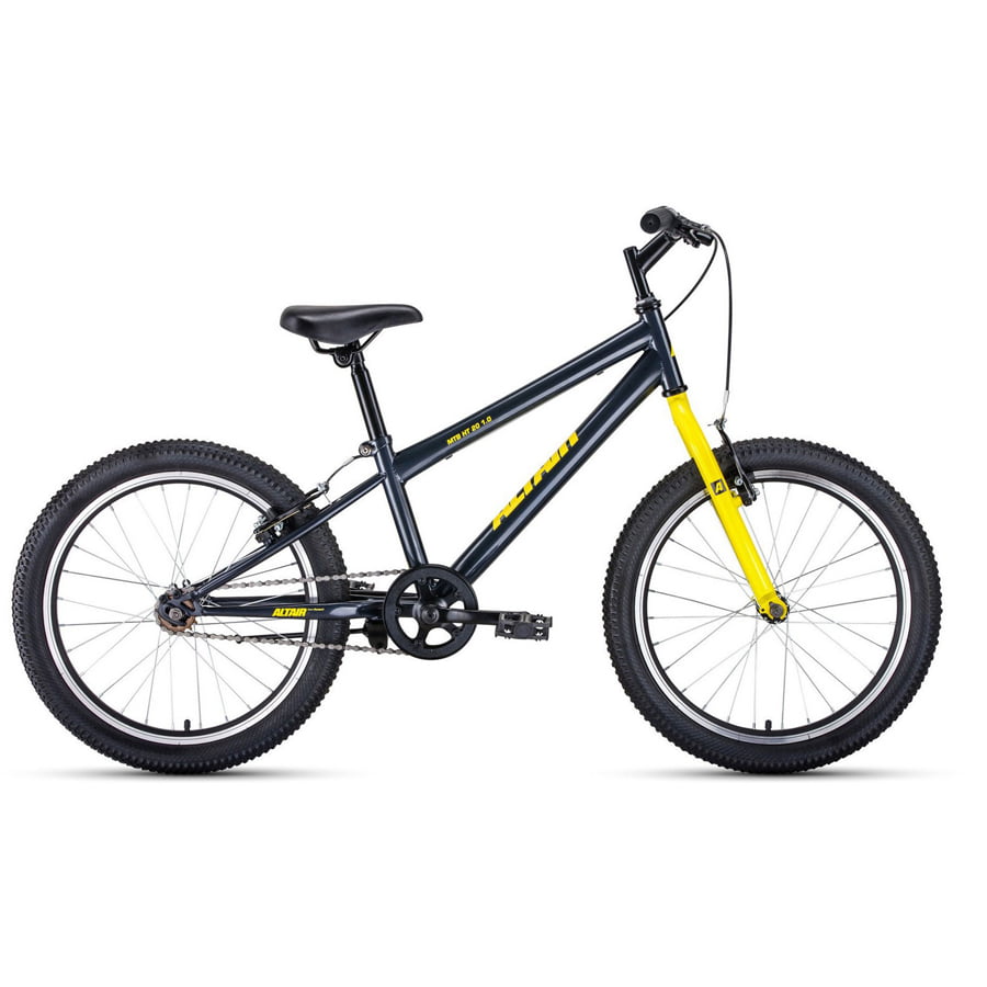 фото Велосипед altair mtb ht 20 1.0 2020 10.5" серый/желтый