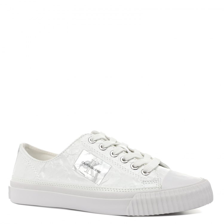 

Кеды женские Calvin Klein Jeans IVORY_1 белые 35 EU, IVORY_1