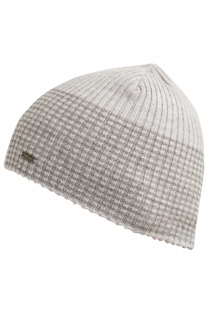 

Шапка бини мужская Finn Flare A19-42131 light silver, A19-42131