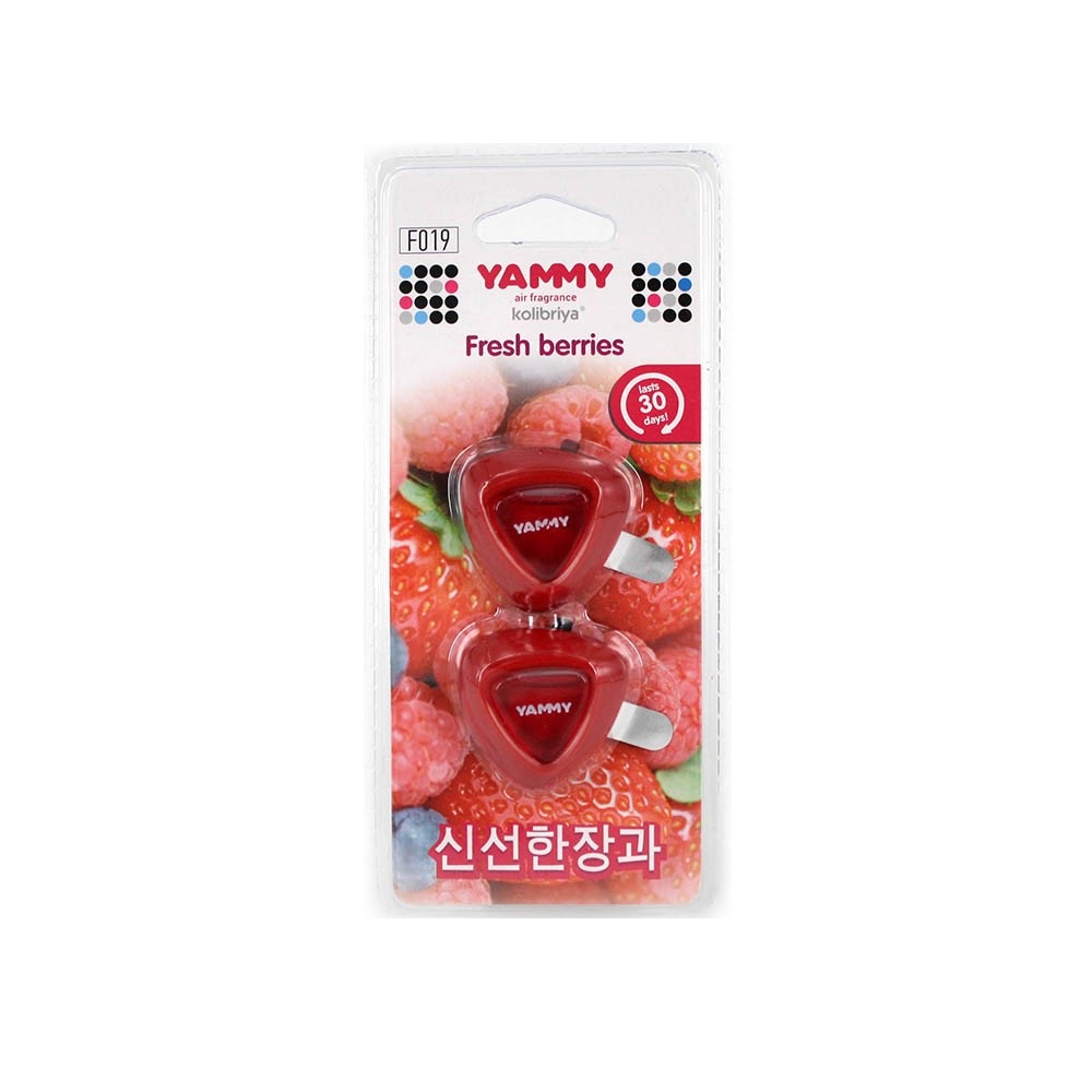 

Ароматизатор в машину YAMMY F019 Fresh berries, Красный