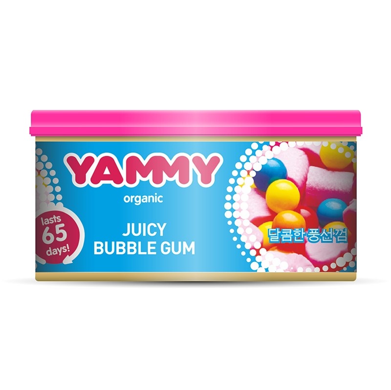 фото Ароматизатор с растительным наполнителем yammy, баночка, bubble gum 42 гр, d020