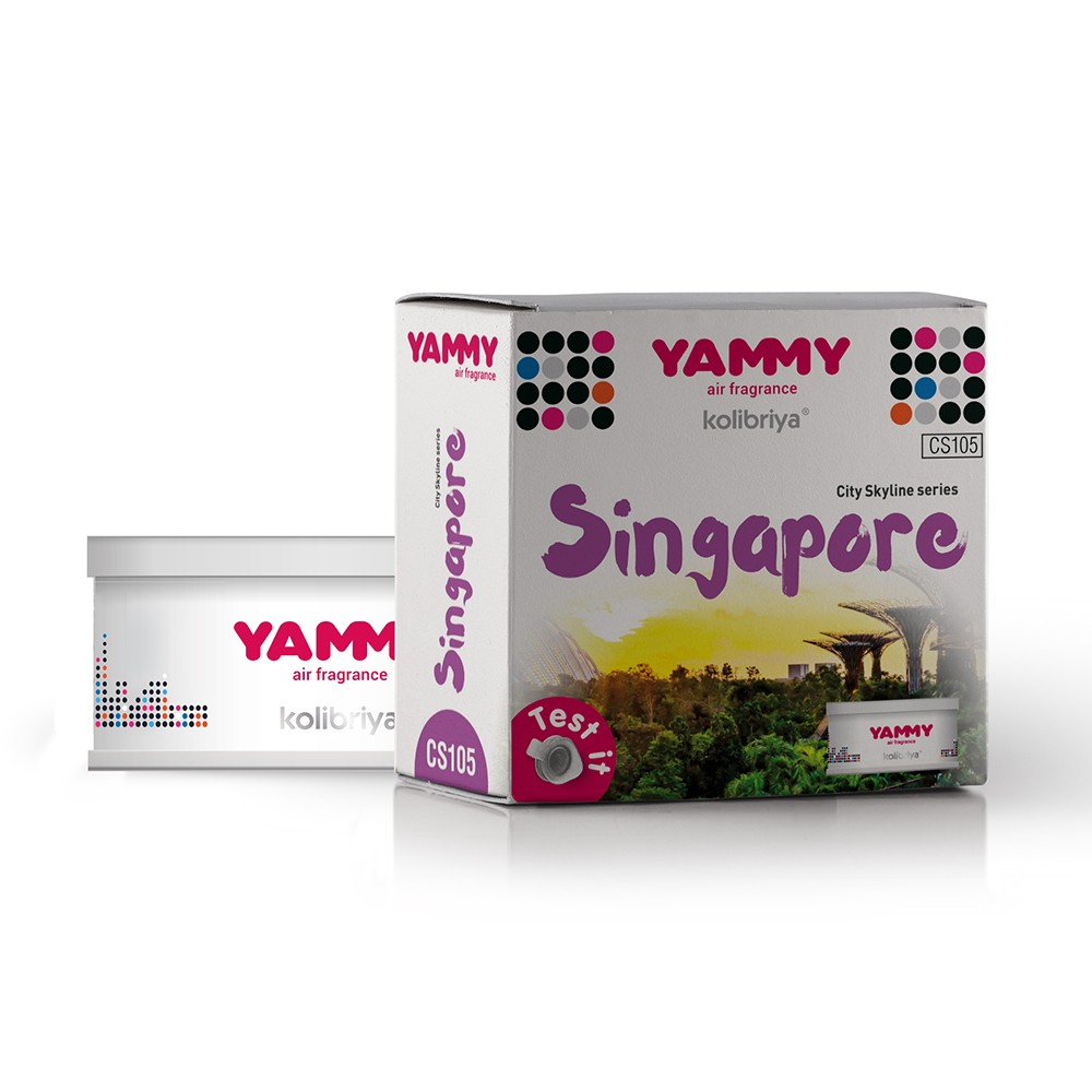 Ароматизатор в машину YAMMY CS105 Singapore