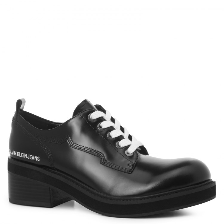 фото Полуботинки женские calvin klein jeans elinor_1 черные 38 eu