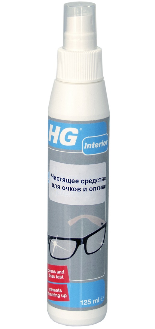 фото Средство hg чистящее для очков и оптики 0.125 л